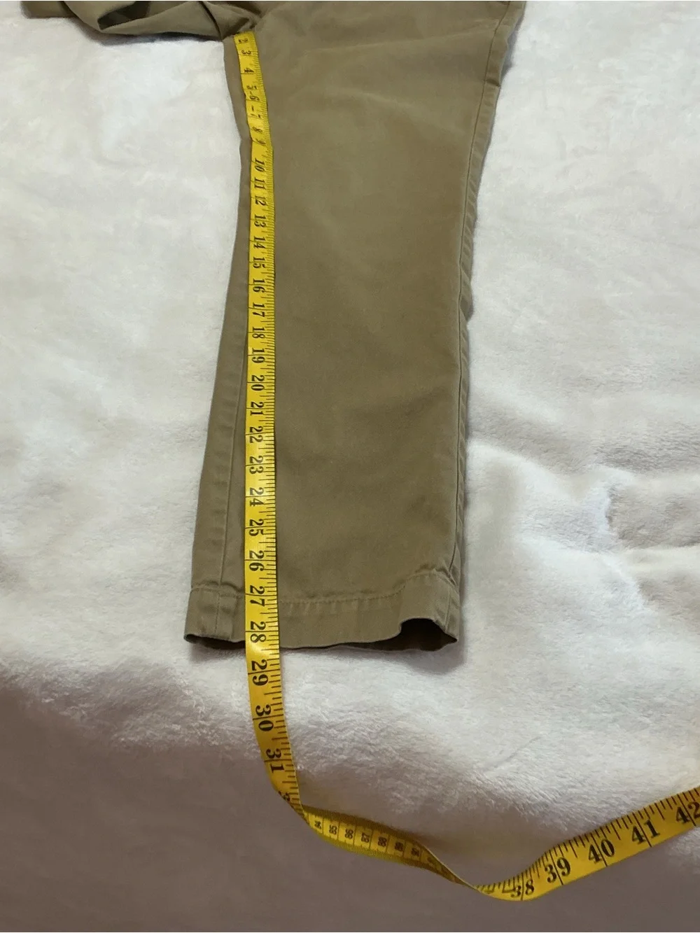 Men's Banana Republic Aiden Slim-Fit Tan Chino Pants 30x30 (Fits 30x28) Office